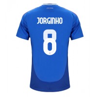 Camiseta Italia Jorginho Frello #8 Primera Equipación Replica Eurocopa 2024 mangas cortas